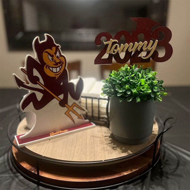 Graduation Cake Topper, Personalized Cake Topper,  Grad Party Decor