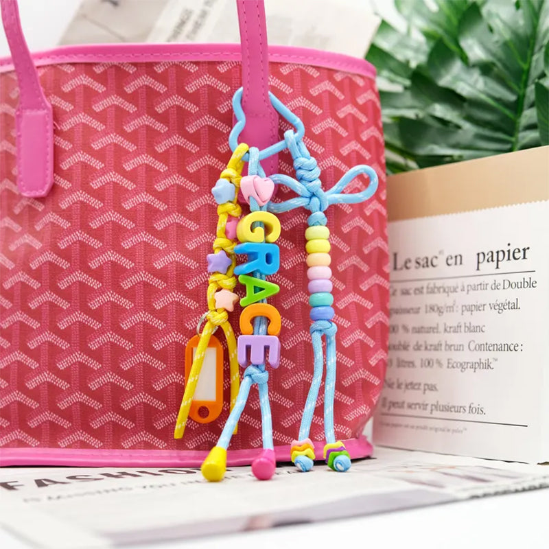 Personalized Bag Charms Gift for Kids Boy Bag Charm Girls Bag Tag