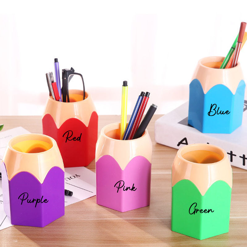 Personalized pencil holder for desk decor for classroom teacher