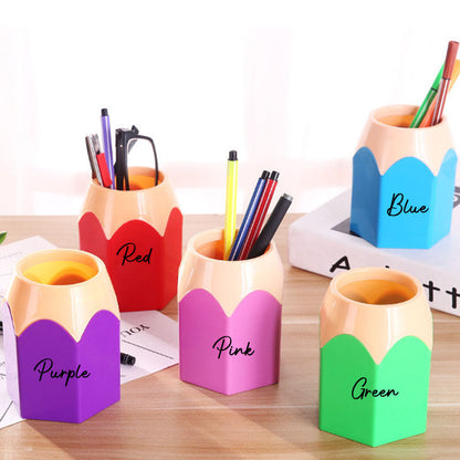 Personalized pencil holder for desk decor for classroom teacher