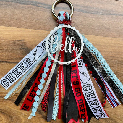 Sports theme Monogram Bogg Bag Charm Tassel
