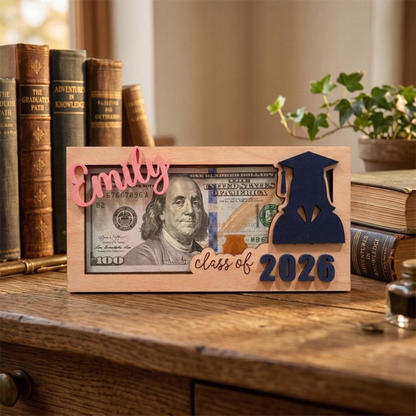 Graduation Money Holder, 2026 Personalized Graduation Gift