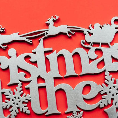 Personalised Family Christmas Sign