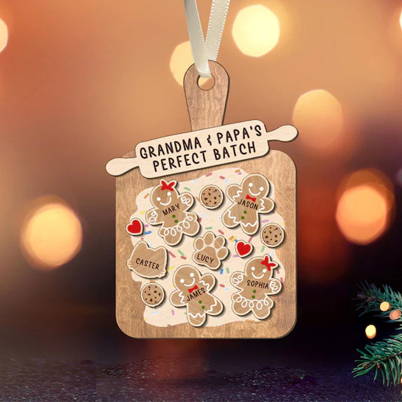 Personalized Gingerbread Christmas Ornament 3D