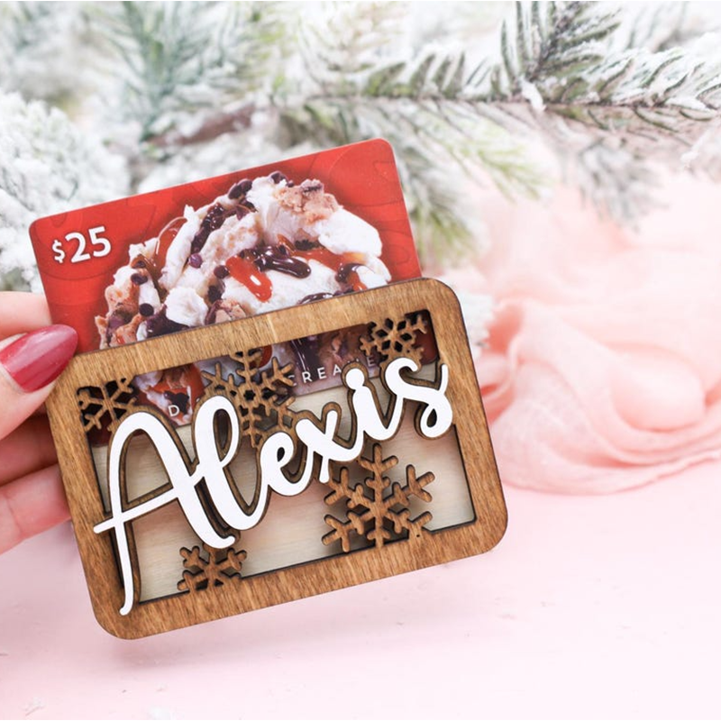 Personalized Gift Card Holder Ornament