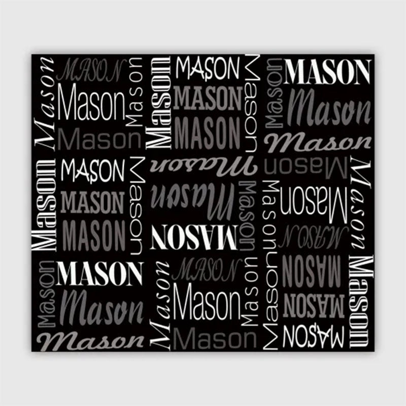 Custom Blanket with Name - Personalized Blanket - Name Blanket