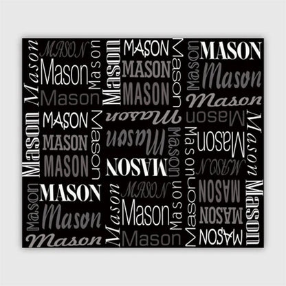 Custom Blanket with Name - Personalized Blanket - Name Blanket