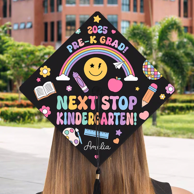 Personalized Kindergarten Graduation Cap Topper