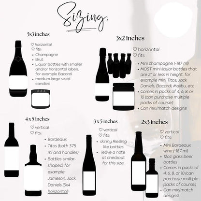 CUSTOM Photo Newspaper Wine, Champagne Bottle Label Gift for Her