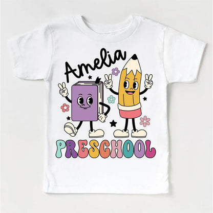 Personalized Kindergarten Shirt, Personalized Back to School Shirt Personalized First Grade Shirt