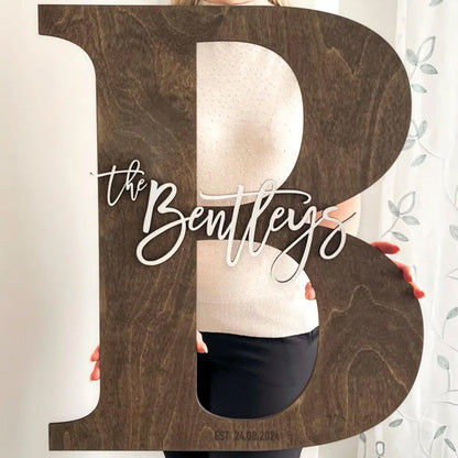 Wooden Letter Guestbook – Unique Wedding Sign Alternative
