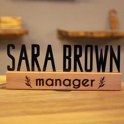 Desk Name Plate, Name plate for desk, Custom Design Desk Name Plate