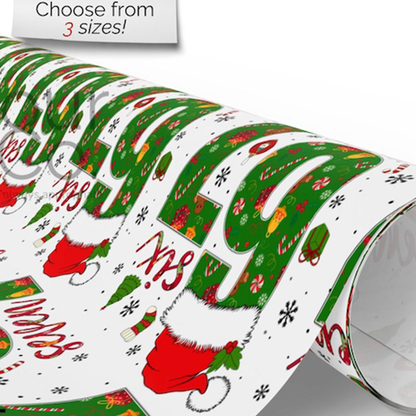 67 Christmas Wrapping Paper, 6 7 Wrapping Paper