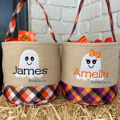 Trick or treat bag, Trick-or-treat bucket, Halloween Bucket