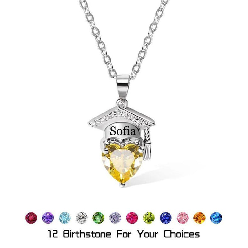 Personalized Grad Cap Pendant for  Graduation Gift