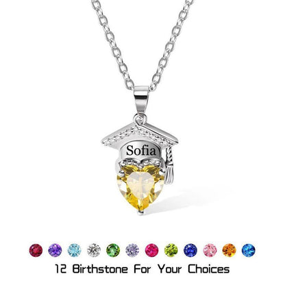 Personalized Grad Cap Pendant for  Graduation Gift
