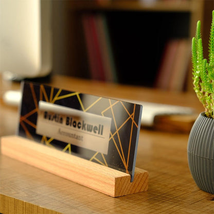 Custom Acrylic Name Plate, Office Name Plate
