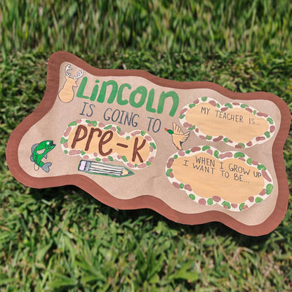 Coquette Cheetah Cherry Theme First Day Of School Mini Banner