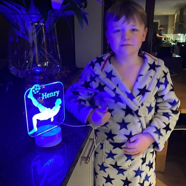 Personalised Football Night Light| Football Night Lamp | Children's Lights | Kids Bedrooms | Football Nursery Decor