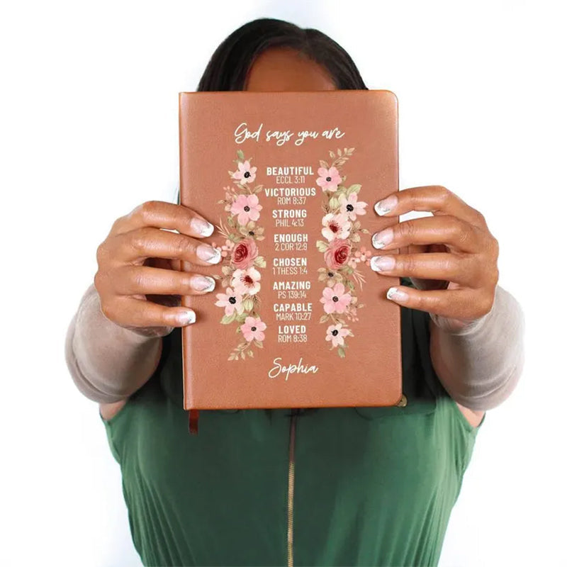 God Says You Are Personalized Prayer Journal For Women