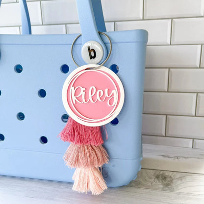Backpack name keychain, Bogg Bag Name Keychain，3d name keychain, name keychain