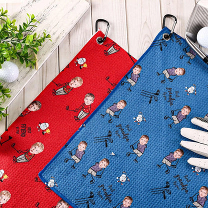 Personalized Photo Golf Towel