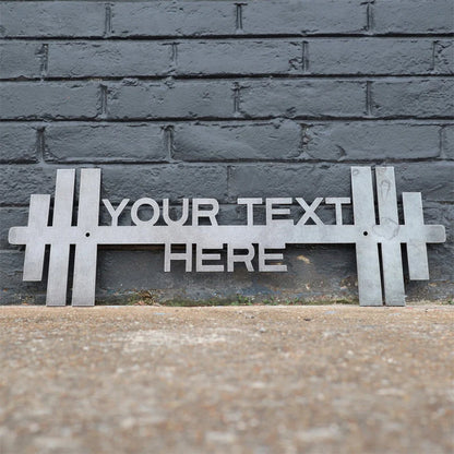 Personalized Home Gym Sign - Work Out - Custom Gym Sign