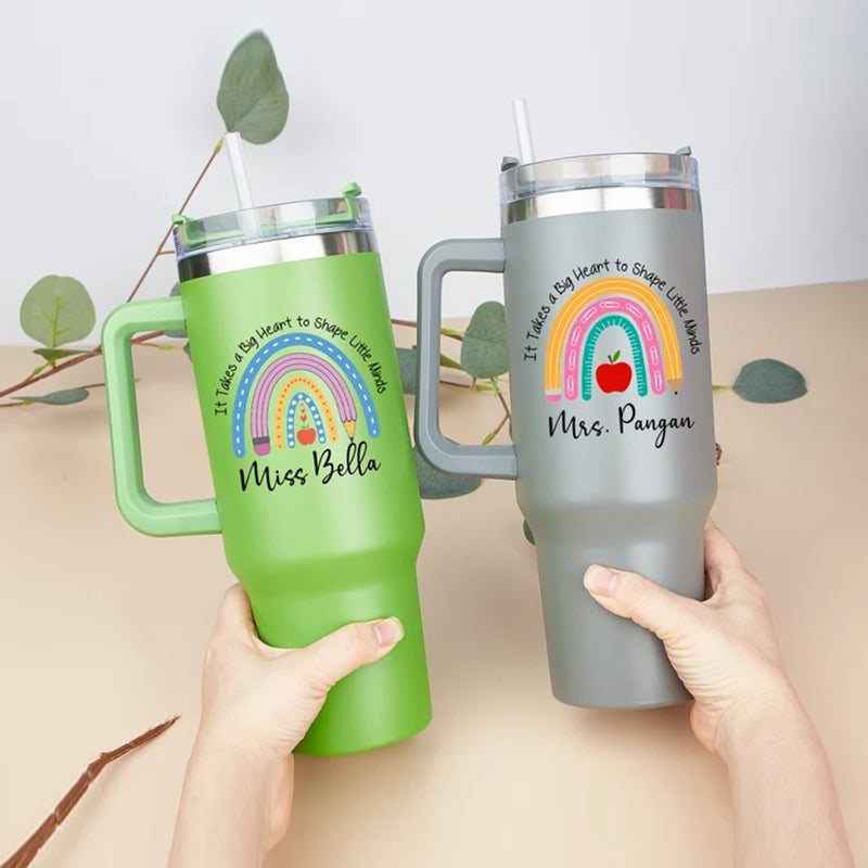 Teacher Appreciation Gift, Teacher Travel Mug, Personalized Teacher 40oz Tumbler