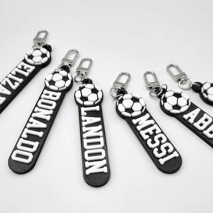 Soccer Personalized Keychain / Keyring / Bag Tag / Name Tag