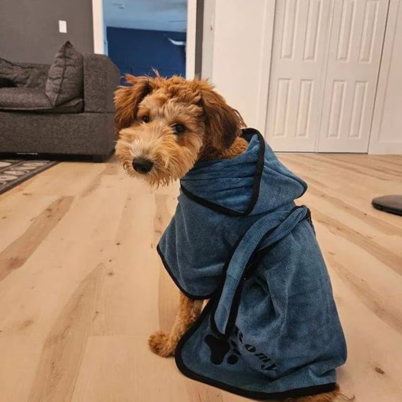 Personalized Dog Robe - Personalized Pet Towel