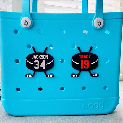 Custom Football Charm, Personalized Sports Accessories For Bogg, High School Sports