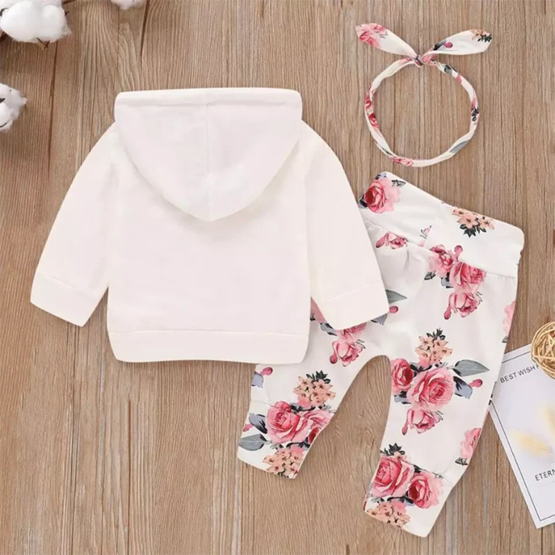 Baby Girl Flower, Personalized Winter Clothes Set, Infant Christmas Outfit