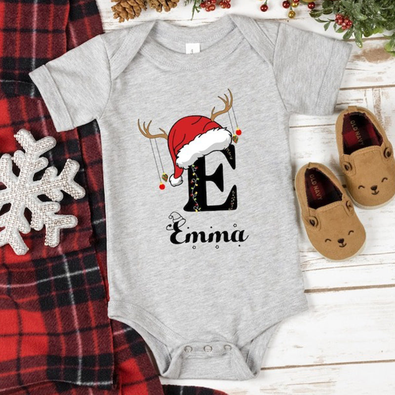 Family Christmas Name Shirt, Monogrammed Family Christmas Shirt