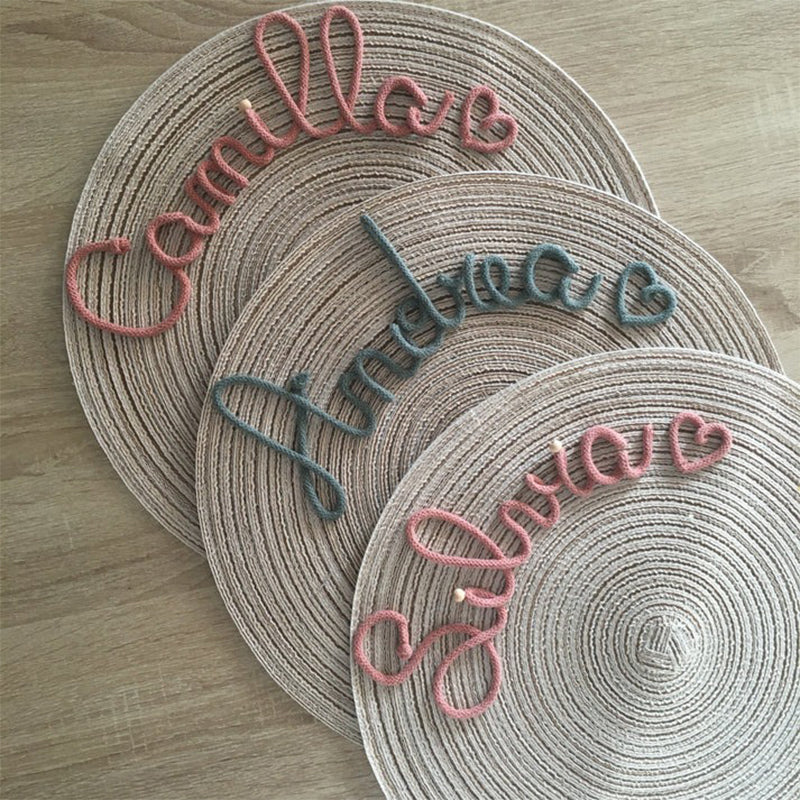 Placemat with name