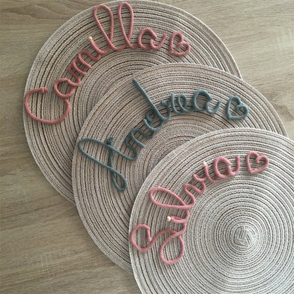 Placemat with name