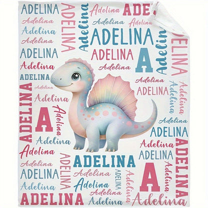 Creative Personalized Text Customization Fleece Gift Blanket