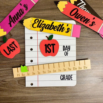 First Day of School Photo Prop, School Photos, Interchangeable School Milestones