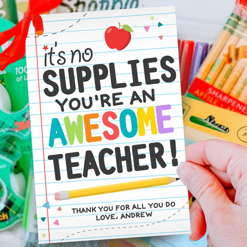 Teacher Appreciation Gift Tag  Acrylic Tag