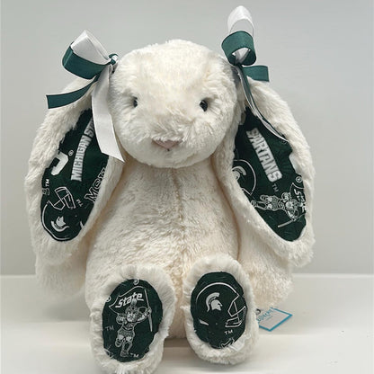 Custom Collegiate Jellycat Bunny: College Acceptance, Graduation