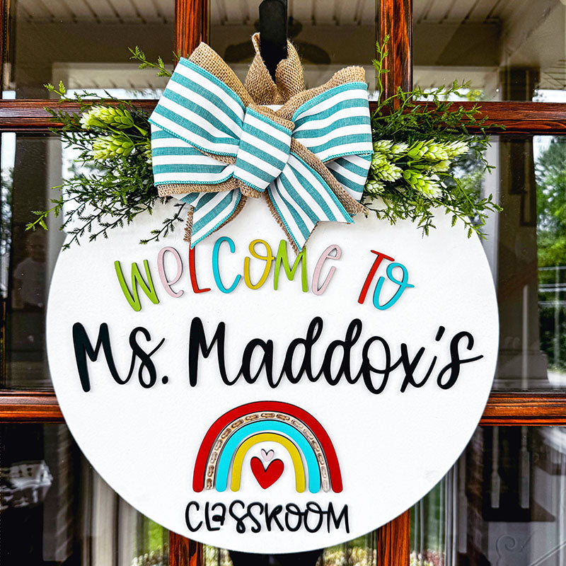 Classroom Door Hanger | Teacher Door Hanger | End of Year Teacher Gift
