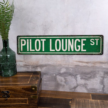 Rustic Street Sign, Custom Street Sign, Vintage Looking Personalized Sign