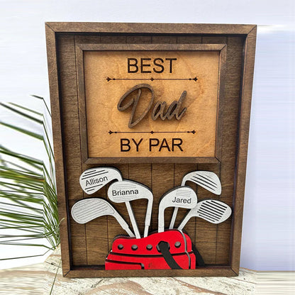 Personalized Dad or Grandpa Golf Sign