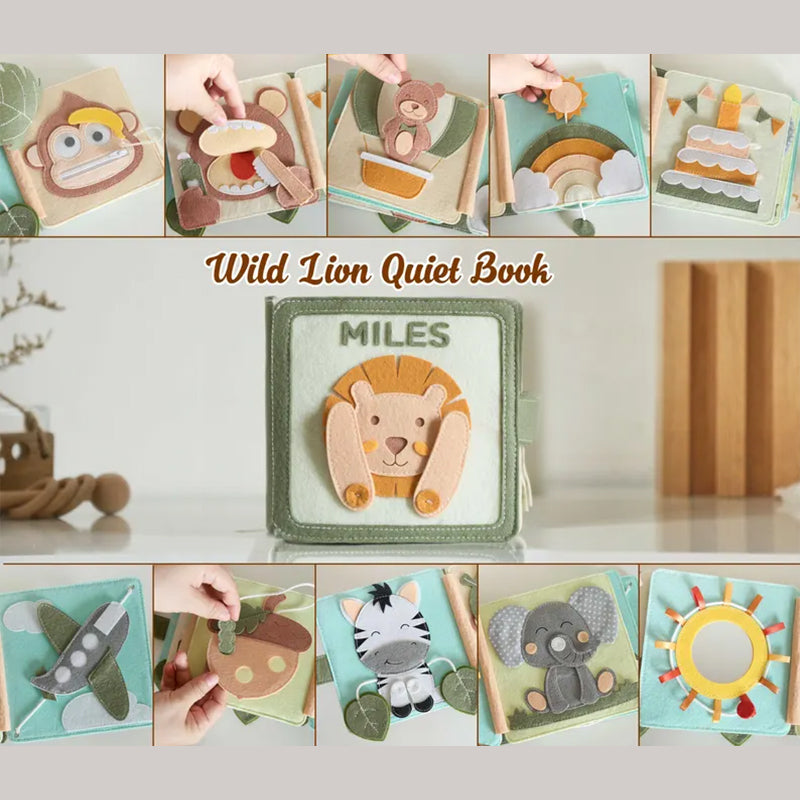 Handmade felt quiet book  First birthday present, Busy book