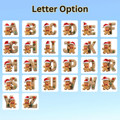 Personalized Alphabet Letters Christmas Ornament