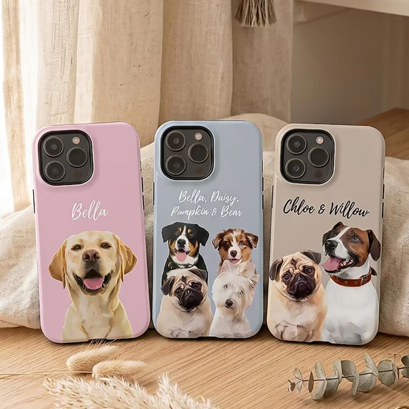 Custom Pet Portrait MagSafe Phone Case
