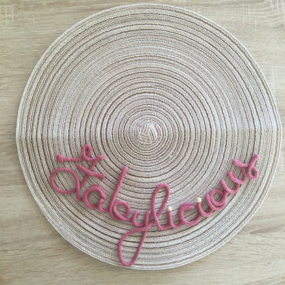 Placemat with name