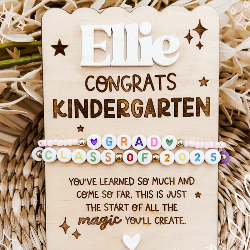 Kindergarten Graduation Bracelets 2025 Preschool Graduation gift