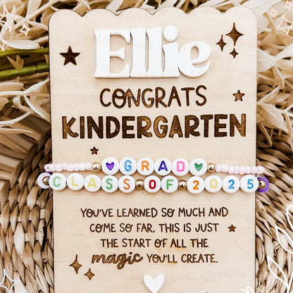 Kindergarten Graduation Bracelets 2025 Preschool Graduation gift