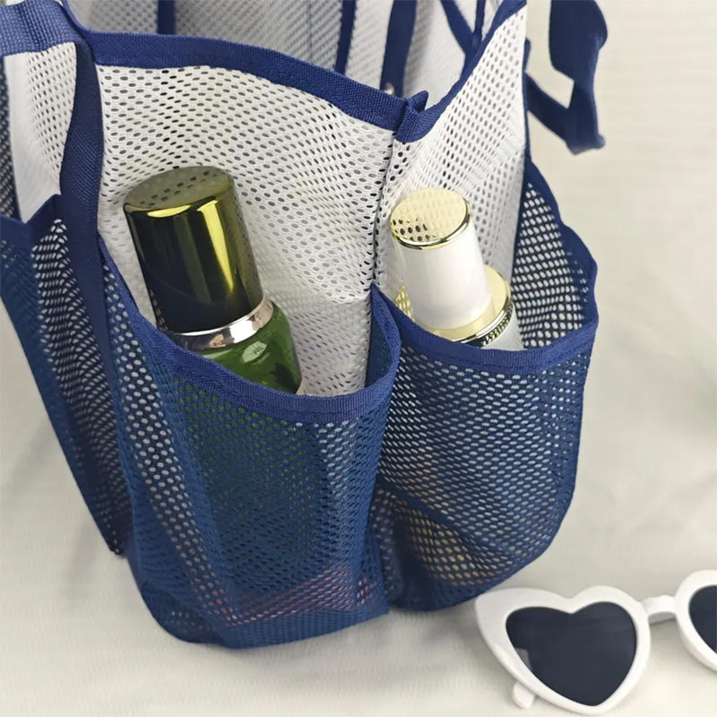 Personalized Beach Tote Bag,Beach Mesh Bag,Girls Travel Wash Bag