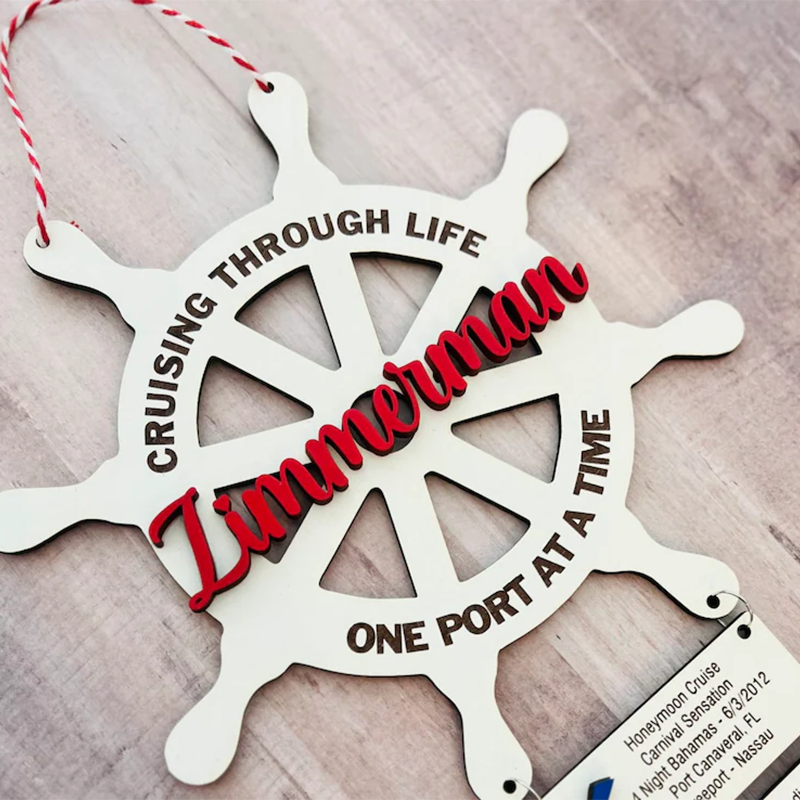Anchor Cruise cabin door decor, cruise door hanger